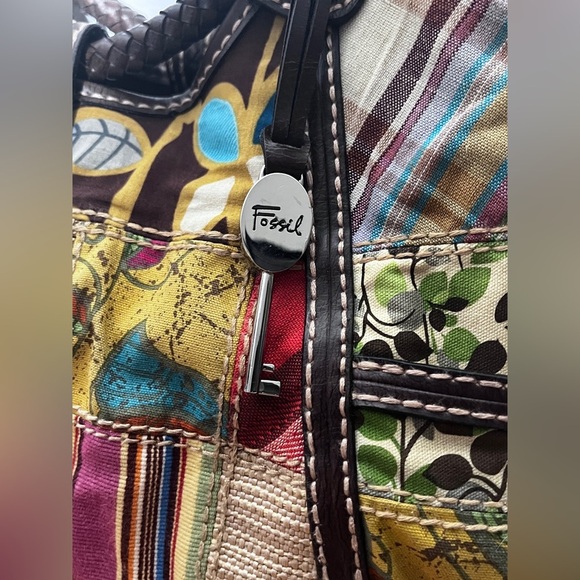 Fossil Patchwork Vintage Y2K Purse - Picture 2 of 9